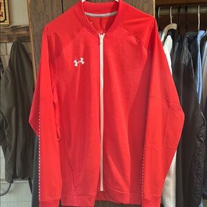 Under Armour Bold Red Full-Zip Jacket